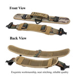 Double Metal Buckle Outdoor Dog Collar Tactical Quick Release Shock Absorb - GreenFur
