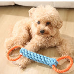 Double Ring Dog Rope Toy for Aggressive Chewers - GreenFur