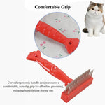 Double Row Dematting Comb for Dogs and Cats - GreenFur