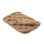 Double Sided Checkerboard Pattern Pet Blanket - GreenFur