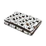 Double Sided Luxury Animal Fur Pattern Pet Cage Floor Mat Pet Blanket - GreenFur
