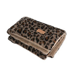 Double Sided Luxury Animal Fur Pattern Pet Cage Floor Mat Pet Blanket - GreenFur