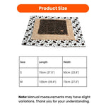 Double Sided Luxury Animal Fur Pattern Pet Cage Floor Mat Pet Blanket - GreenFur