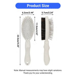 Double Sided Pet Massage Brush Eco Friendly Metal Pin Comb - GreenFur