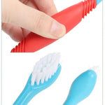 Double Sided Soft 360º Dog Toothbrush with Non - Slip Handle - GreenFur