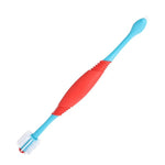 Double Sided Soft 360º Dog Toothbrush with Non - Slip Handle - GreenFur
