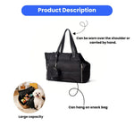 Down - filled Cotton Portable Outdoor Pet Carrier Bag - GreenFur