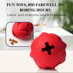 Dragon Fruit Dog Toy Interactive Durable Chew - Proof Rubber Dog Toy - GreenFur