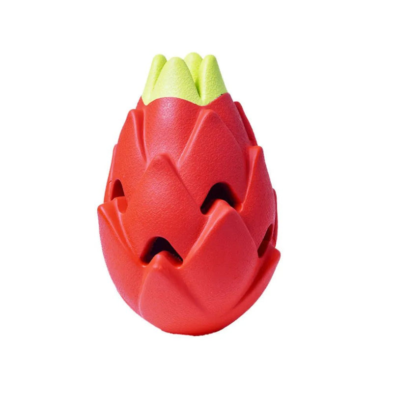 Dragon Fruit Dog Toy Interactive Durable Chew - Proof Rubber Dog Toy - GreenFur