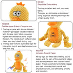 Dual - Layer Plush Pet Toys with Squeaker and Crinkle Paper - GreenFur