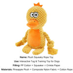 Dual - Layer Plush Pet Toys with Squeaker and Crinkle Paper - GreenFur