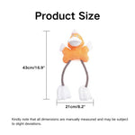 Duck Shape Plush Material Rope Dog Chew Toy - GreenFur
