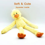 Duck Shaped Soft Squeaky Large Plush Toy for Dogs - GreenFur