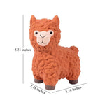 Durable Alpaca Shape Chew Toy with Squeaky for Dog - GreenFur