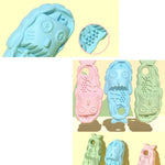 Durable and Floating Dog Chew Toys with Fishbone Slipper Shape - GreenFur