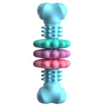 Durable and Floating Dog Chew Toys with Flower Bone Shape - GreenFur