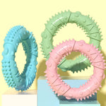 Durable and Floating Dog Chew Toys with Irregular Ring Design - GreenFur