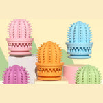 Durable and Floating Dog Chew Toys with Succulent Plant Shape - GreenFur