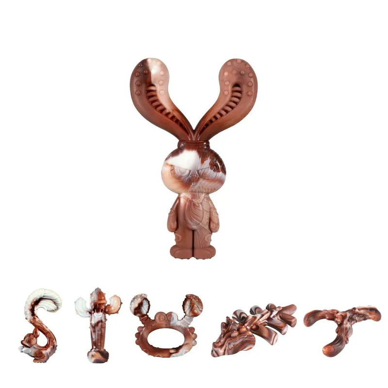 Durable Beef Flavored Nylon Dog Chew Toys - GreenFur