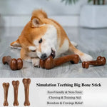 Durable Beef Scented Chew Bone Dog Toy - GreenFur
