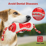 Durable Bone Shaped Chew Toy for Dogs Food Dispensing - GreenFur