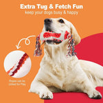 Durable Bone Shaped Chew Toy for Dogs Food Dispensing - GreenFur