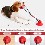 Durable Bone Shaped Chew Toy for Dogs with Suction Cup Food Dispensing - GreenFur