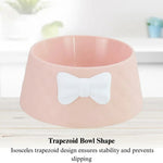 Durable Bowknot Pet Feeding Bowl - GreenFur