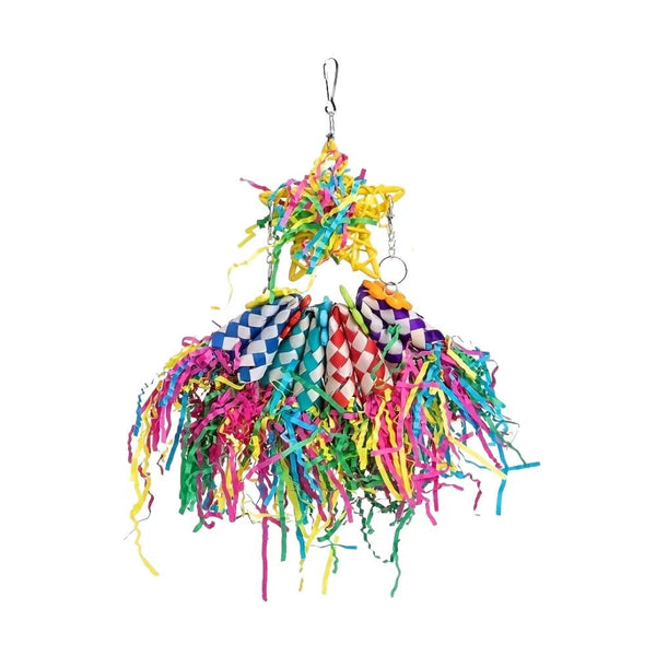 Durable Braided Tube Design Bird Chew Toys - GreenFur