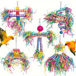 Durable Braided Tube Design Bird Chew Toys - GreenFur