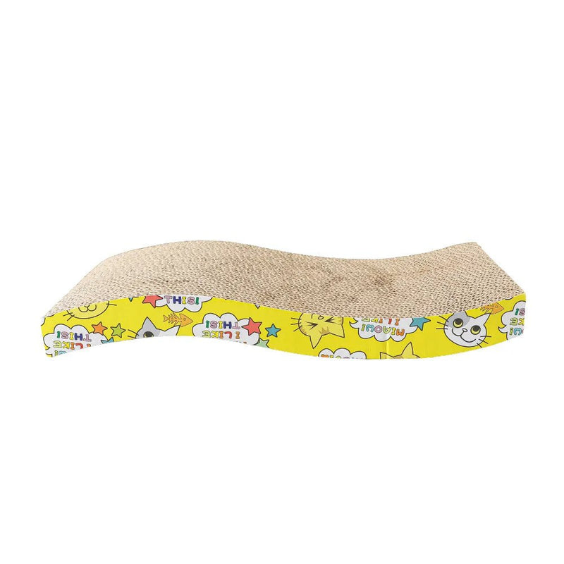 Durable Cat Scratching Board Corrugated Cardboard Scratcher - GreenFur