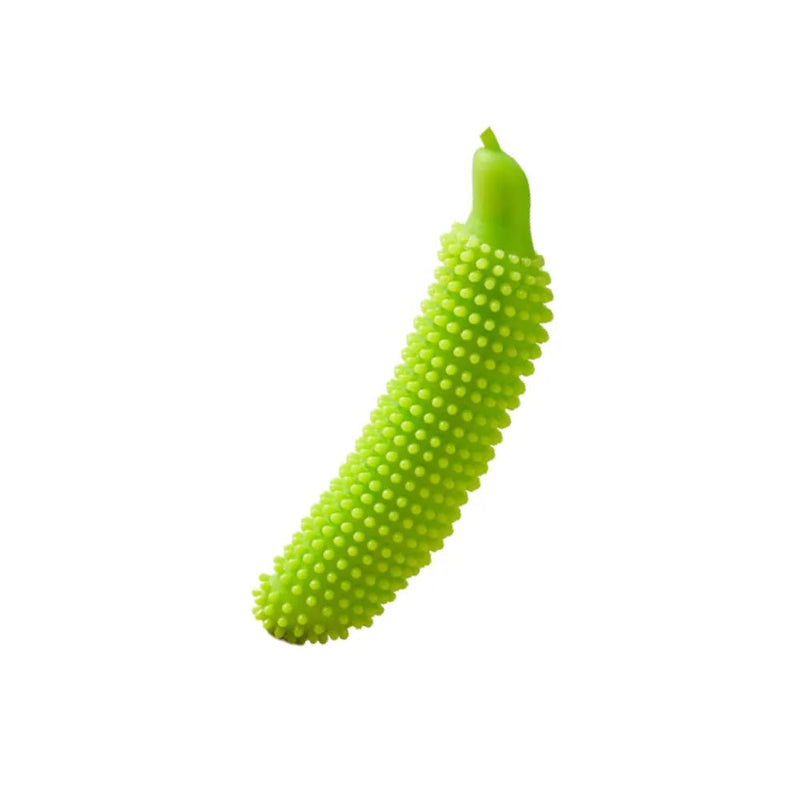 Durable Chew Resistant Cucumber Shape Chew Toy for Dogs - GreenFur