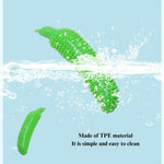 Durable Chew Resistant Cucumber Shape Chew Toy for Dogs - GreenFur