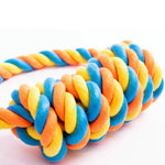 Durable Cotton Rope Tug of War Dog Toy Ring - GreenFur