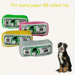 Durable Crinkle Paper Plush Toy for Dogs - GreenFur