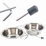 Durable Elevated Stainless Steel Pet Bowls - GreenFur