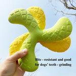 Durable EVA Rubber Floating Frisbee for Dogs Bite - Resistant Teeth Cleaning Toy - GreenFur