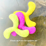 Durable EVA Rubber Floating Frisbee for Dogs Bite - Resistant Teeth Cleaning Toy - GreenFur