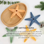 Durable Floating Starfish Chew Toy for Dogs - GreenFur