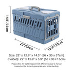 Durable Hard - Sided Dog Carriers Collapsible Pet Cat Crate - GreenFur