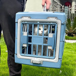 Durable Hard - Sided Dog Carriers Collapsible Pet Cat Crate - GreenFur
