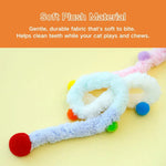 Durable High - appeal Silent Cat Teaser Wand with Thickened Handle - GreenFur