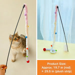 Durable High - appeal Silent Cat Teaser Wand with Thickened Handle - GreenFur
