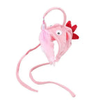 Durable Interactive Cat Hat Toy with Feather - GreenFur