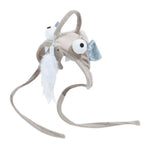 Durable Interactive Cat Hat Toy with Feather - GreenFur