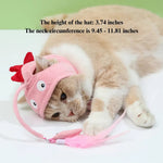 Durable Interactive Cat Hat Toy with Feather - GreenFur