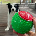 Durable Interactive TPR Chew Ball for Small Dogs - GreenFur