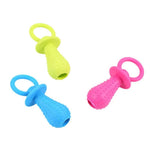 Durable Interactive TPR Dog Toy with Bell and Nipple Design - GreenFur