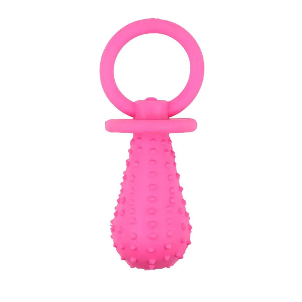 Durable Interactive TPR Dog Toy with Bell and Nipple Design - GreenFur