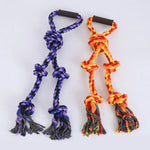 Durable Large Cotton Rope Dog Toy for Aggressive Chewers - GreenFur